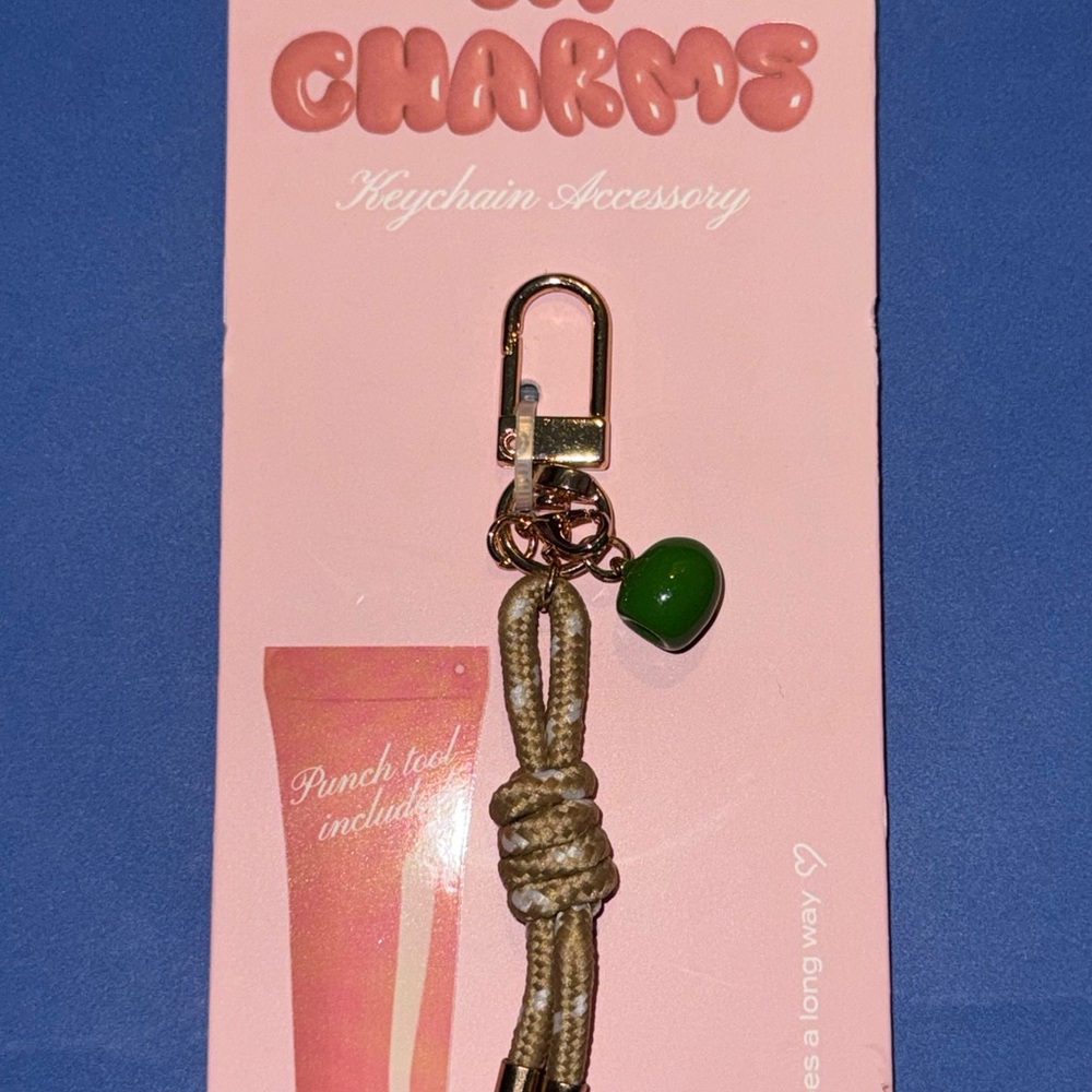 Lip gloss Keychain charm Accessory